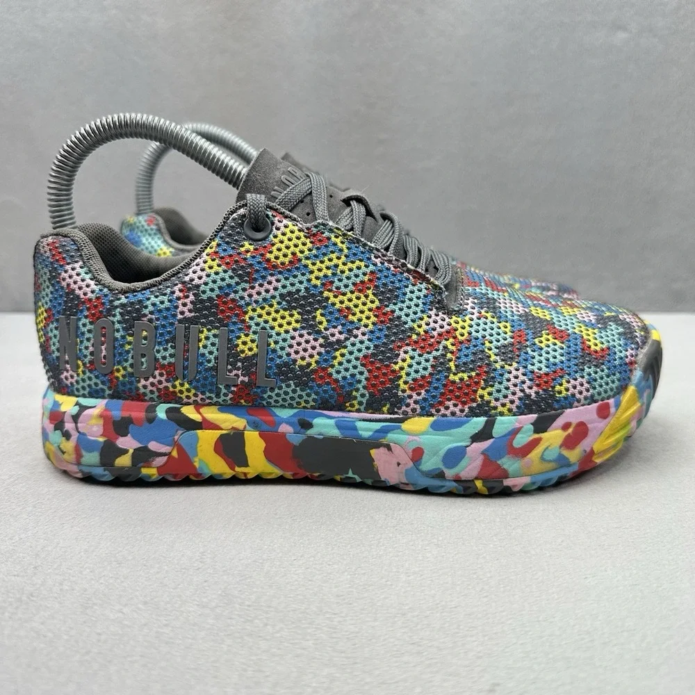 NOBULL Wild Trainer Womens Size 6.5 Shoes Multicolor Pixel Training CrossFit Gym